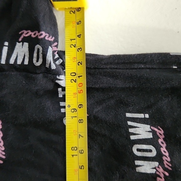 Pull & Bear Crop Top Out Now Friday Mood size M Euro Black - Picture 8 of 9